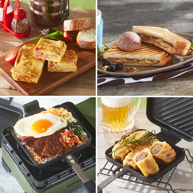 Iwatani Corporation Iwatani Hot Sandwich Grill CB-P-HSG Hot Sandwich Maker Iwatani