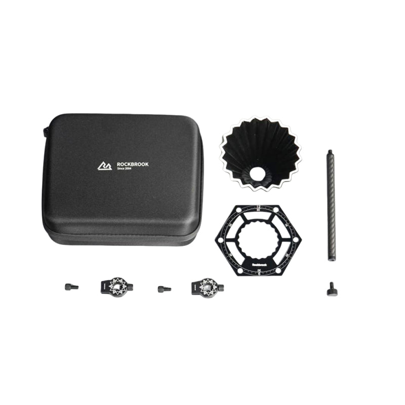 ロックブルック ブラックカーボンファイバーコーヒーセット Rockbrook BLACK Carbon Fiber Coffee Set PD0023