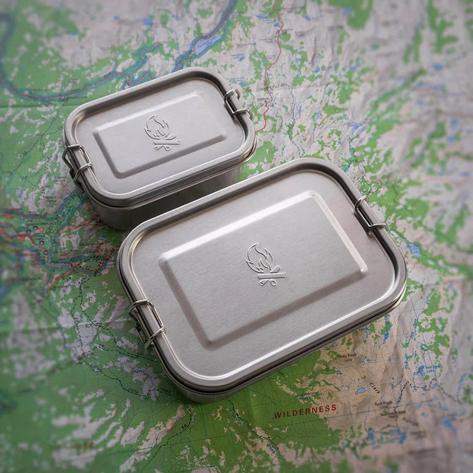 Prometheus Design Werx(プロメテウス デザイン ワークス) Camp Stash Box 800ML キャンプ スタッシュ ボックス 800ml ステンレス収納ボックス
