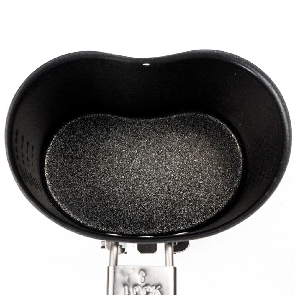 Bushcraft Canteen Cooker Kit, Non-stick Fluorine Coating, Cooker, Stackable, Trivet Stove, Camping Equipment, Bush Craft