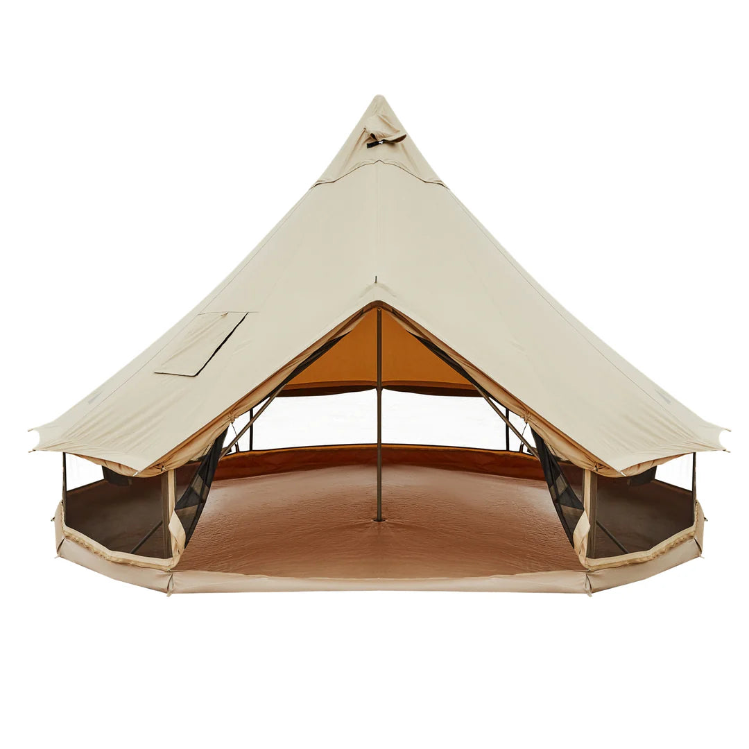 KingCamp|キングキャンプ】Canvas Camping Tent 400|ホワイト|4m KingCamp|キングキャンプ】Canvas Camping Tent 400|ホワイト|4m
