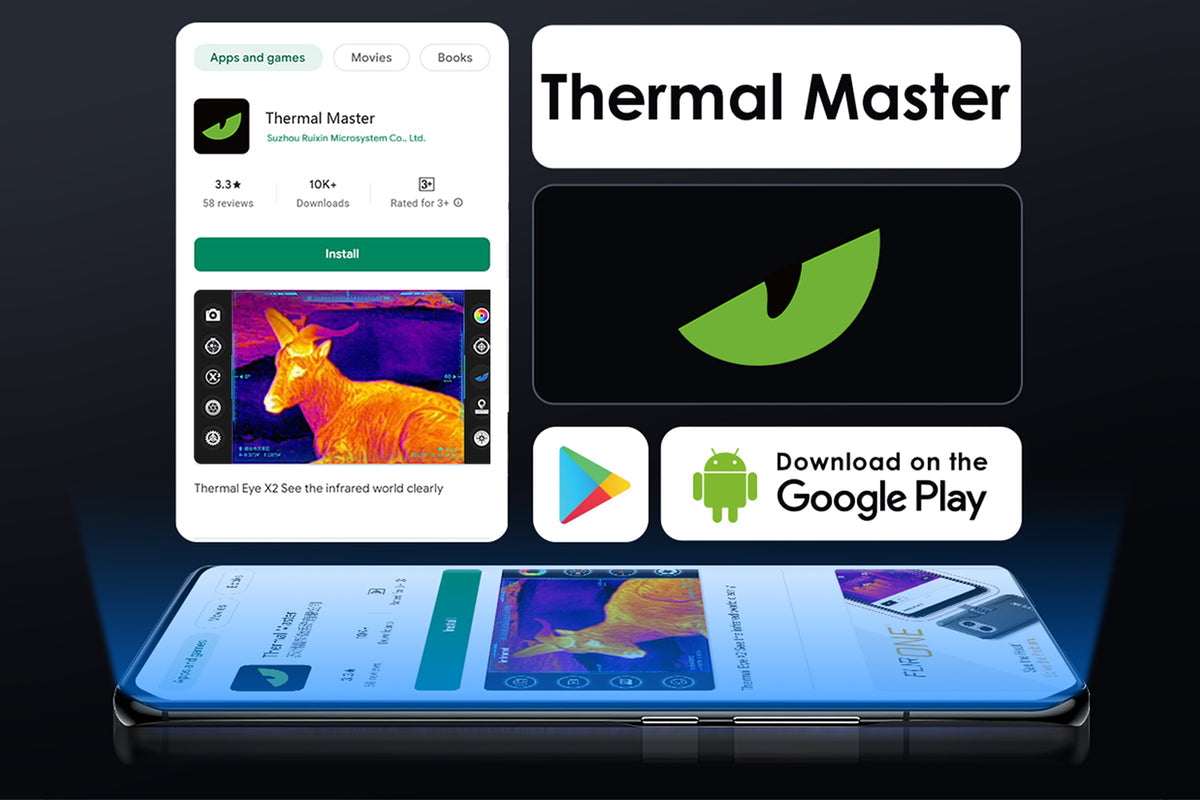 【60Hz対応・最上位モデル】Thermal Master X3|384×288 IRセンサー搭載|15倍ズーム・1640ヤード検知・アウトドア/タクティカル/監視向け赤外線単眼鏡|Android専用