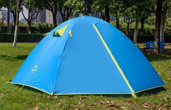 Naturehike ダブルドア防水キャンプテント|1〜2人用/3人用・ダブルレイヤー・高耐水アルミポールテント