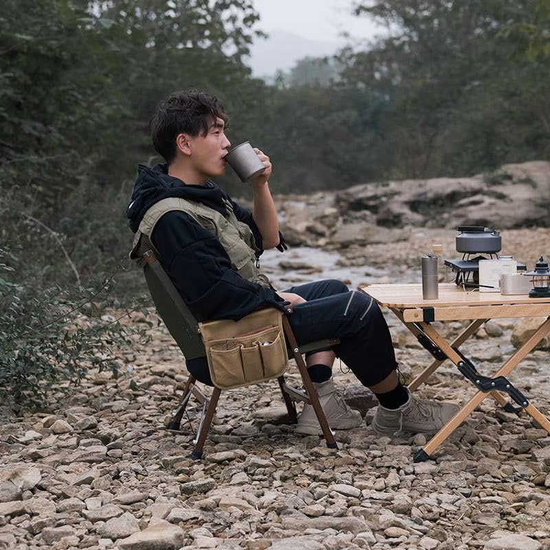 山趣(やましゅみ) SHINETRIP シャイントリップ Kermit Chair Side Pocket Khaki / Black(A400-T00 / A400-H00)サイドポケット