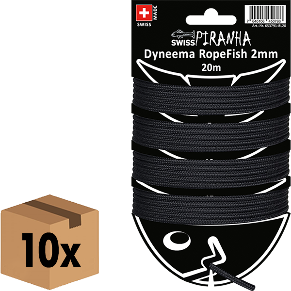 SwissPiranha(スイスピラニア)Dyneema RopeFish 20m 2mm(ダイニーマ ロープフィッシュ)高強度コード