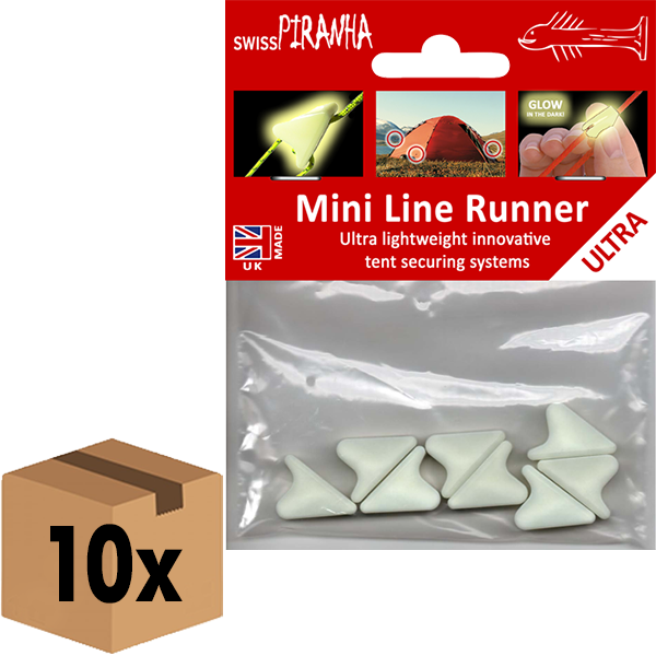 SwissPiranha(スイスピラニア)Mini Line Runner(ミニ ラインランナー)8個入り ガイラインテンショナー