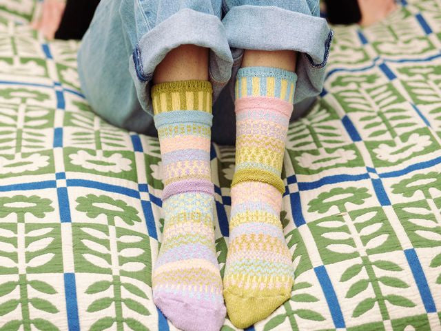 Solmate Socks ソルメイトソックス クルーソックス ダフネ