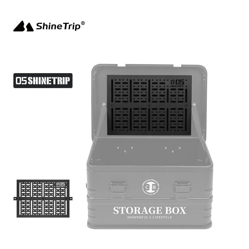ShineTrip アウトドア 05 シリーズ キャンプ IGT アルミケース 軽量モジュラーコンビネーションアクセサリー アルミコーヒーケース付き