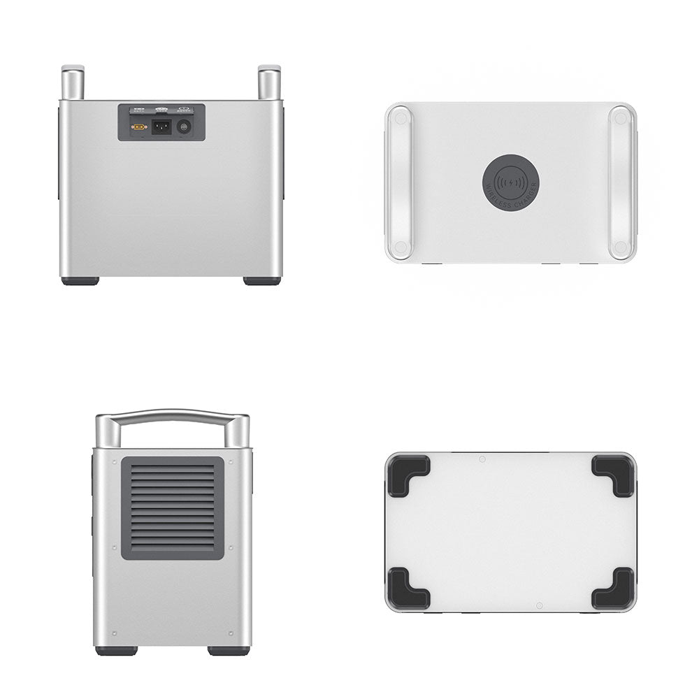 ASAGAO AS2000-JP Portable Power Supply, Iron Phosphate Portable Power Supply, Large Capacity, High Output, Fast Charging