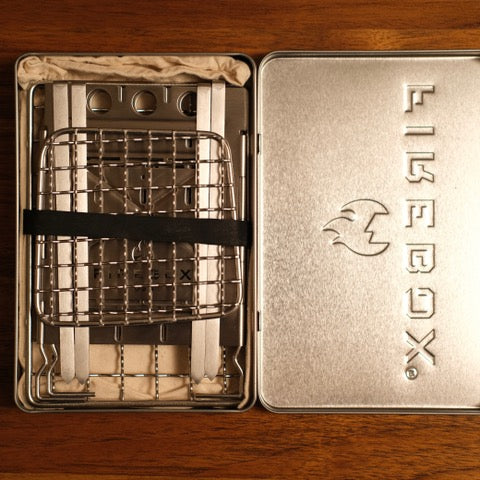 FIREBOX Freestyle Stove Firebox Freestyle Stove Stainless Steel Titanium