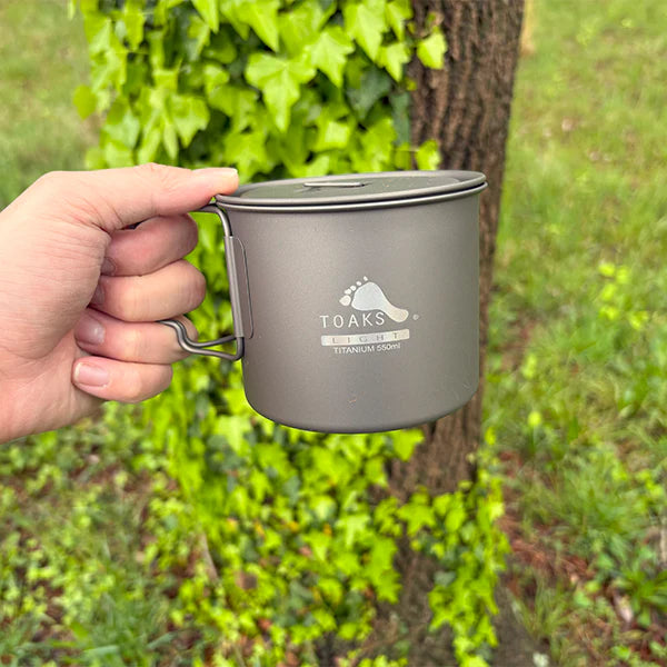 TOAKS(トークス) Titanium 550ml Pot Cook Set チタン 550ml ポット クックセット CS-16
