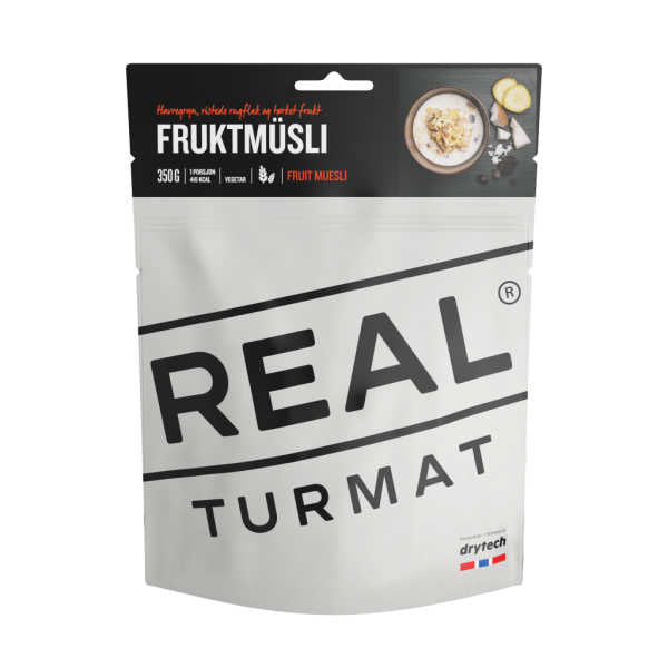 Real Turmat(リアル・トゥルマット)フルーツミューズリー アップル|フリーズドライ|行動食・非常食・アウトドア朝食