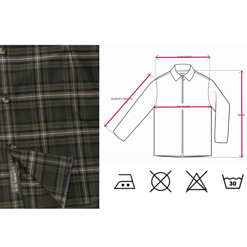 メルケル ギア エクスプローラ シャツ フランネル生地 Merkel Gear EXPLORER SHIRT