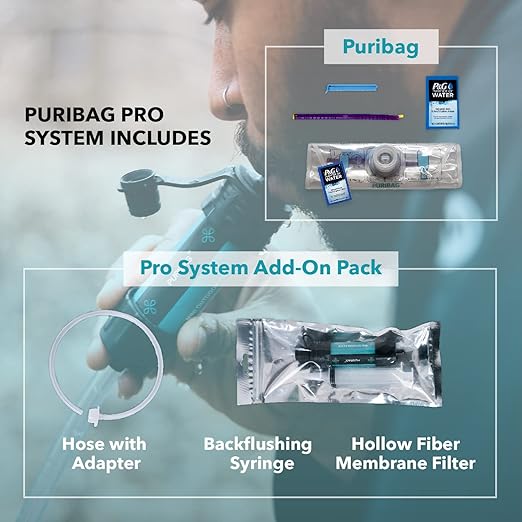 PURIBAG(プリバッグ) Puribag PRO System ポータブル浄水システム プロシステム