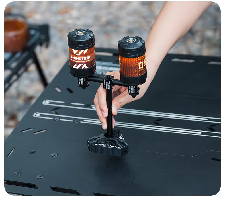 山趣(ShineTrip) ST-05シリーズ Horn Peak キャンドルホルダー(単品/3点ベース ライトアレイ)A542 ブラック