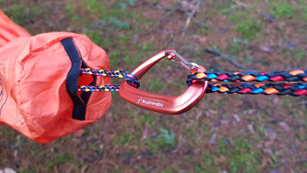 ブッシュメントラベルギア ゼン ハンモック オリーブ オレンジ BUSHMEN Travel Gear ZEN Hammock olive orange