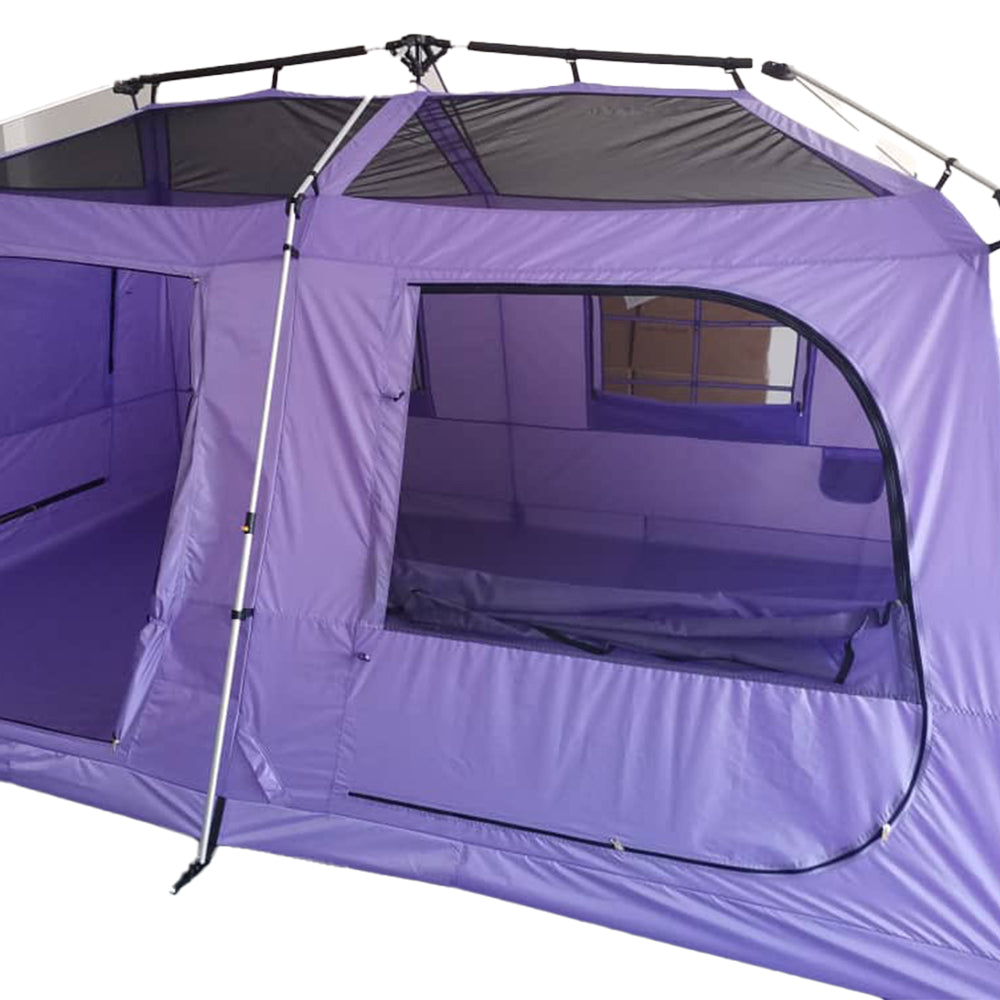 YGY 2 Bedroom Family Tent Villa Black PU Coating