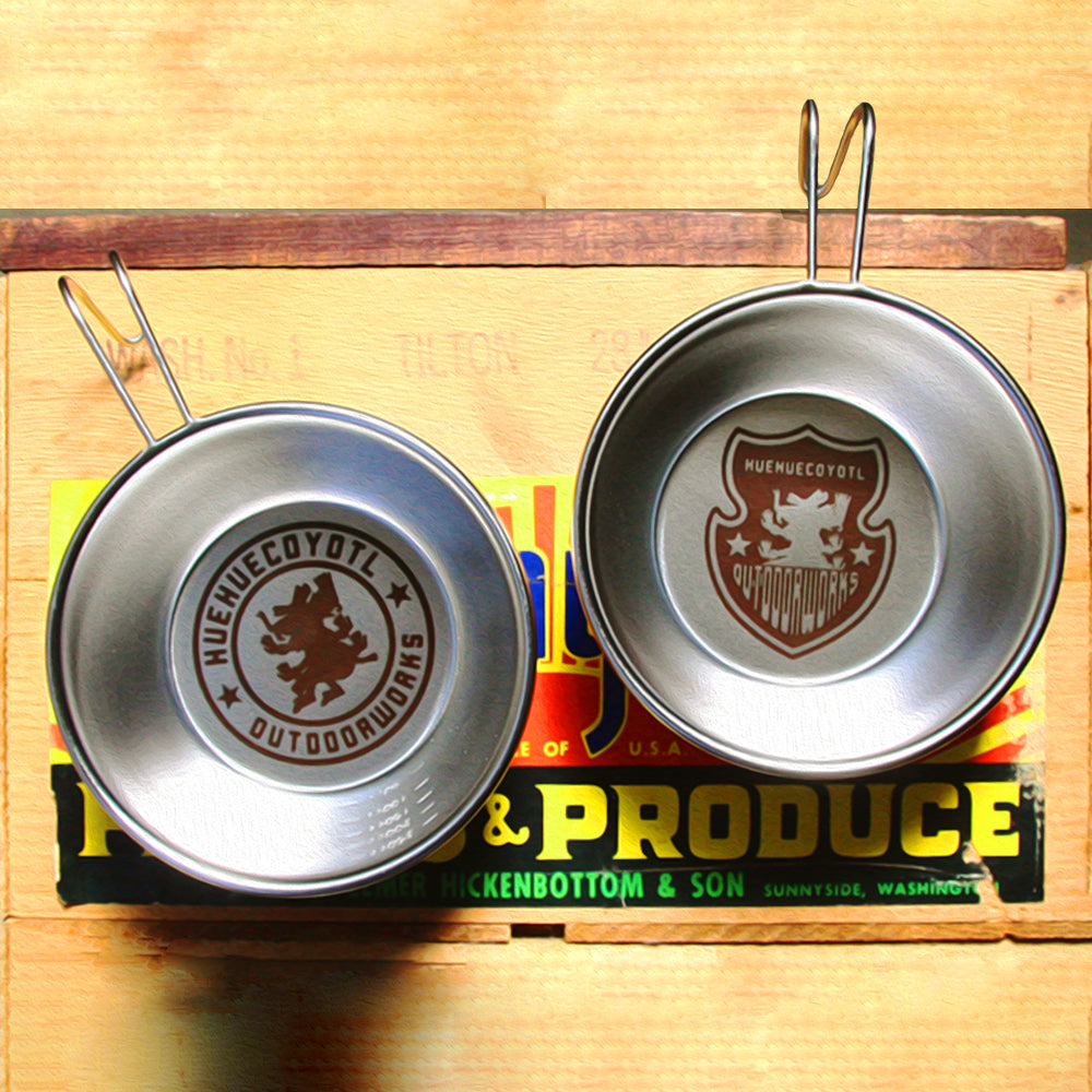 Huehuecoyotl Sierra Cup Circle Emblem Huehuecoyotl Outdoor Works Stainless Siera Cup