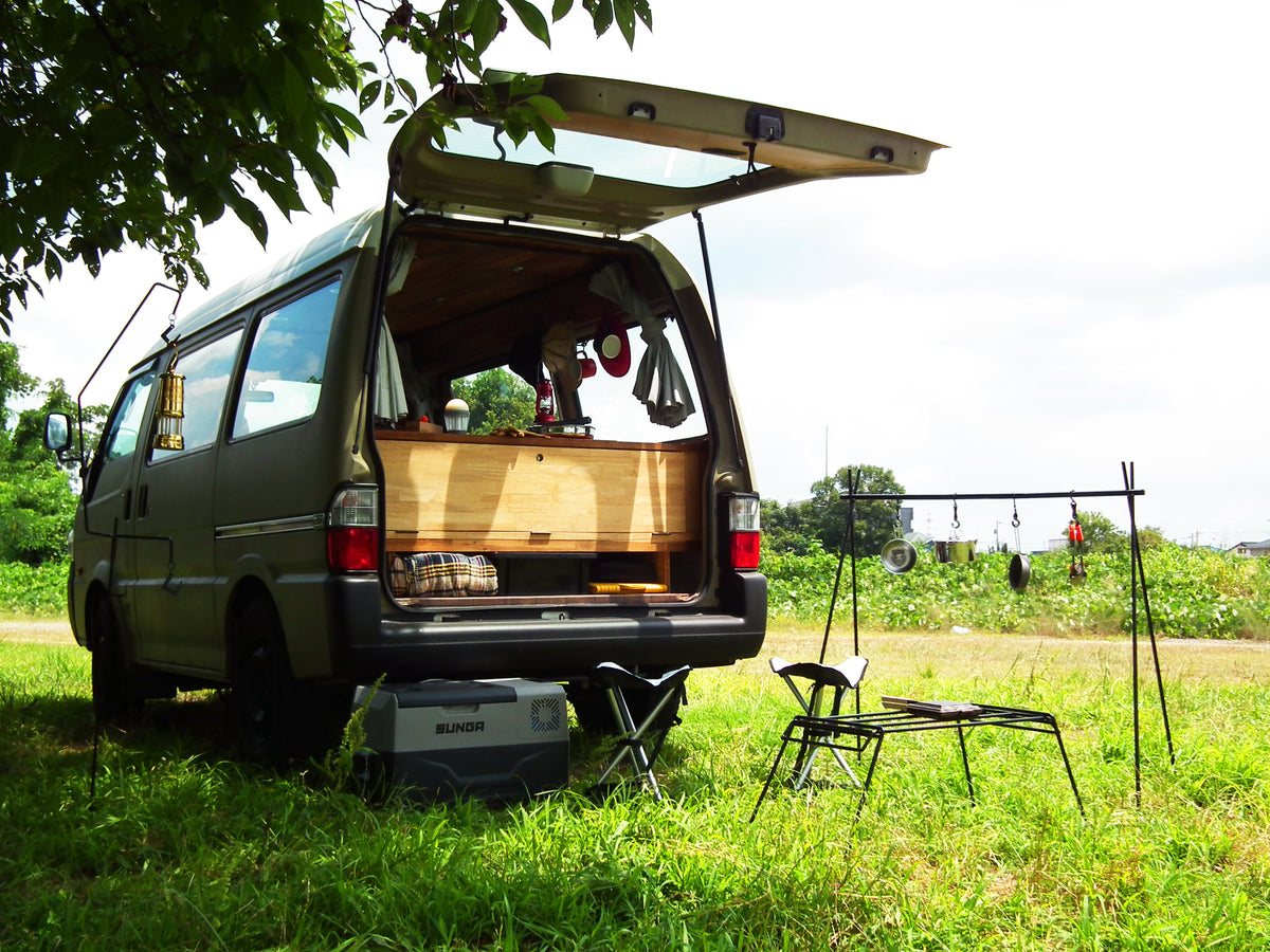 A collaboration project with Hammocs! Camping gear for van life