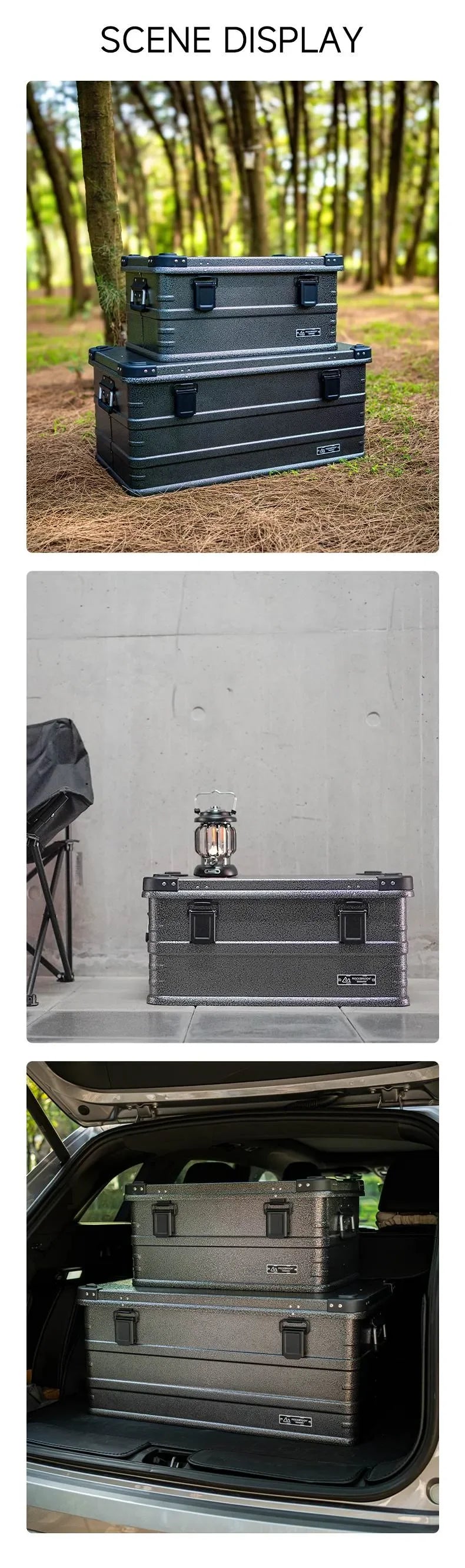 Rockbrook 50L 鋁製收納盒 Rockbrook GREY 防刮鋁製收納盒 TOUGHGUARD BX1011M