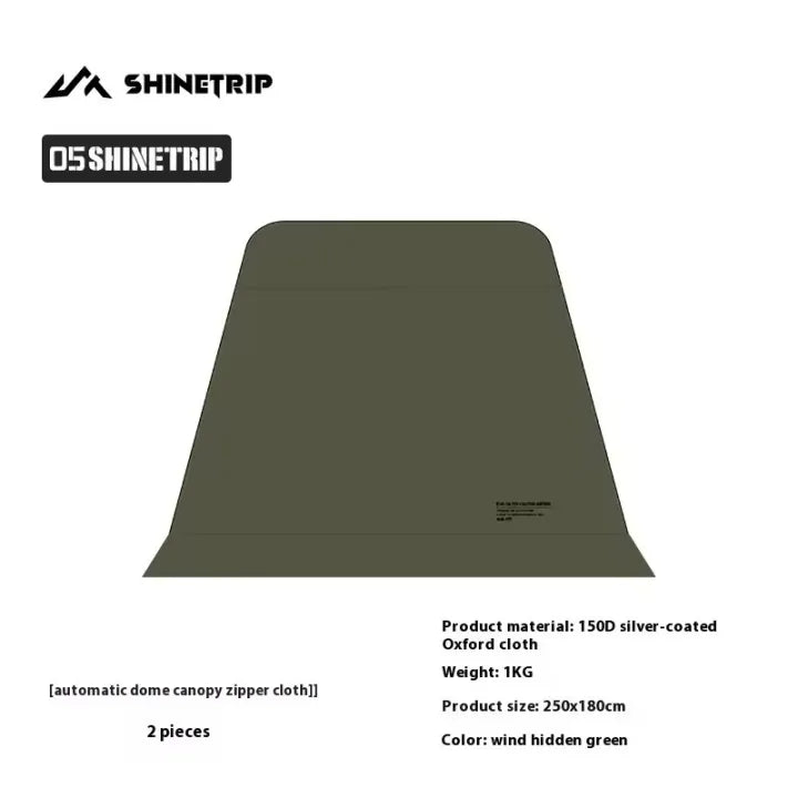 山趣（やましゅみ）／SHINE TRIP Outdoors（シャイン・トリップ アウトドアーズ）#05 オートドームキャノピー｜自動展開式キャノピーシェルター
