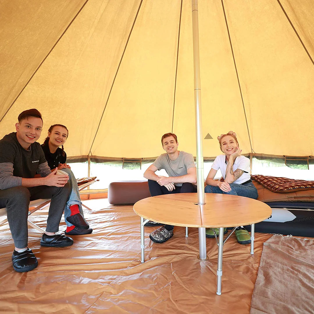 KingCamp|キングキャンプ】3-Folding Bamboo Table|竹製丸型3つ折り KingCamp|キングキャンプ】3-Folding Bamboo Table|竹製丸型3つ折り