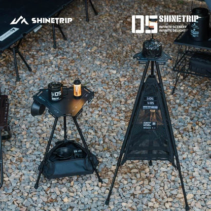 山趣（やましゅみ） SHINETRIP シャイントリップ #05 Series Hexagonal Tactical Side Table 六角タクティカルサイドテーブル（A530-T00）