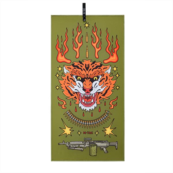 M-TAC（エムタック） Microfiber Towel 150×75cm Tiger Stripes マイクロファイバータオル（10559000）