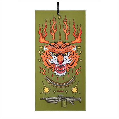 M-TAC（エムタック） Microfiber Towel 80×40cm Tiger Stripes マイクロファイバータオル（10559100）