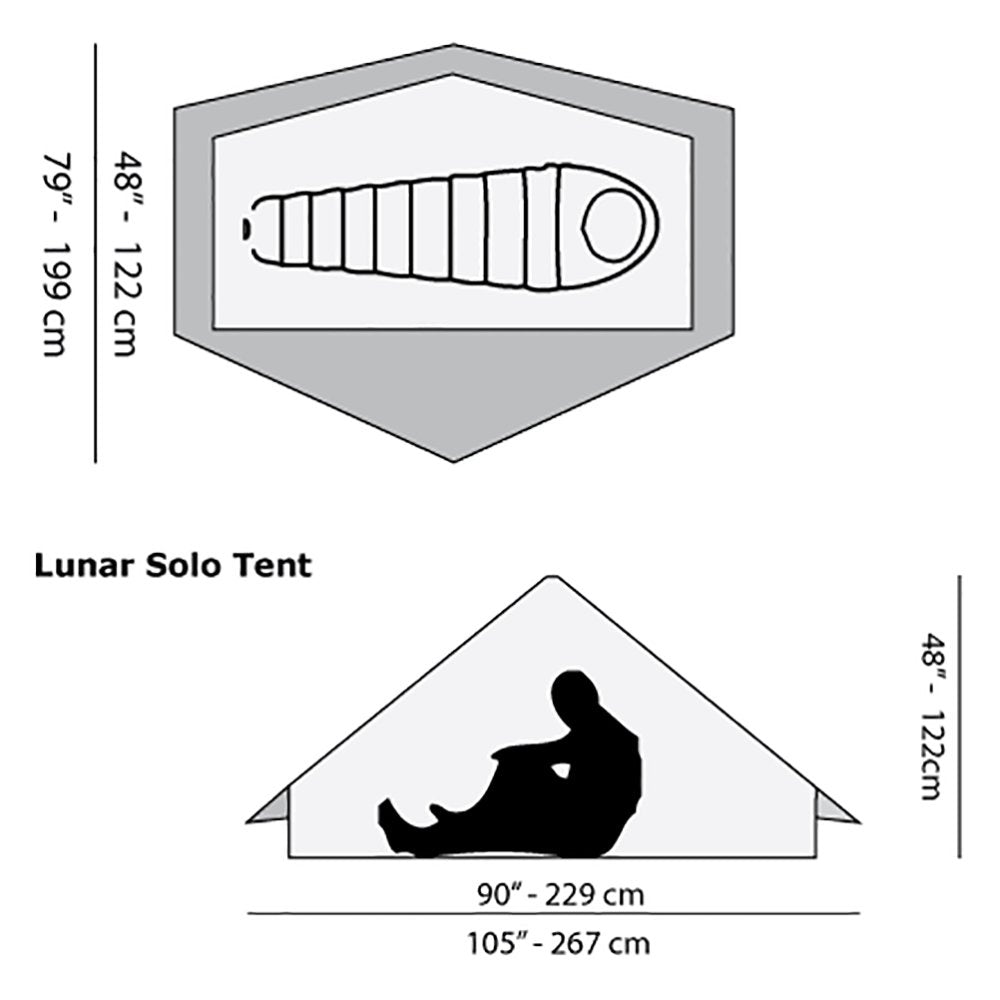 Six Moon Designs Lunar Solo 2022 680g Solo Tent Lunar Solo 1 Person Tarp Bivy Six Moon Designs Lunar Solo 2022