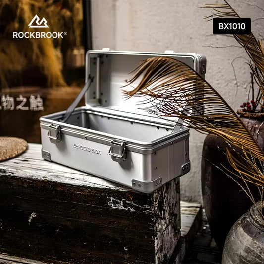 ロックブルック 20L 30L 40L 69L シルバーアルミストレージボックス Rockbrook SLIVER Aluminium Storage Box UltraLite BX1010