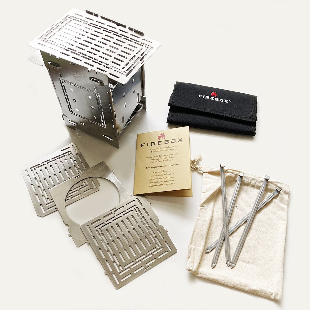 Dint Box FIREBOX Box Set Fire Box Box Set Fire Pit Compact Stove Set ...