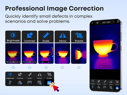 Thermal Master（サーマルマスター） P4 AI Dual-Lens Thermal Camera サーモグラフィーカメラ Android専用（P4）