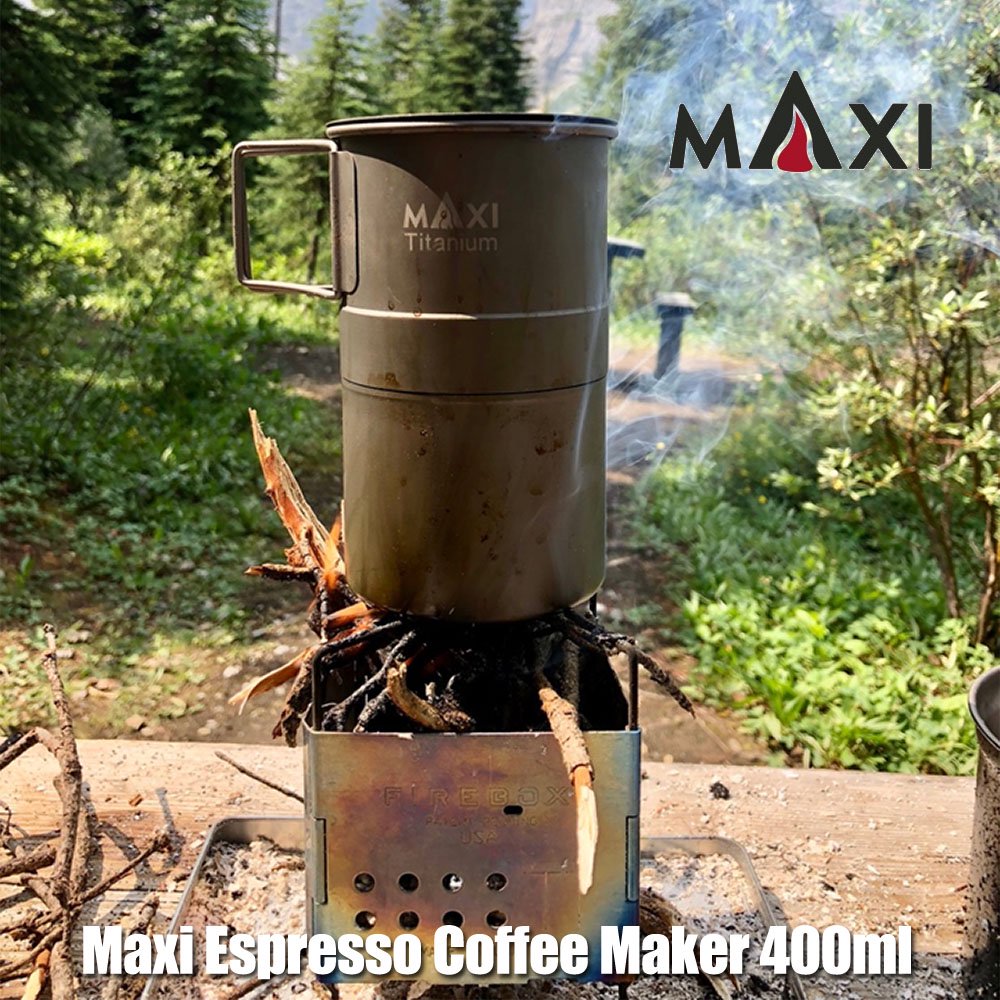 MAXI Titanium Coffee Maker 400ml