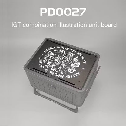 ROCKBROOK ロックブルック PD0027 50L アルミボックス用 IGT イラストユニットボード