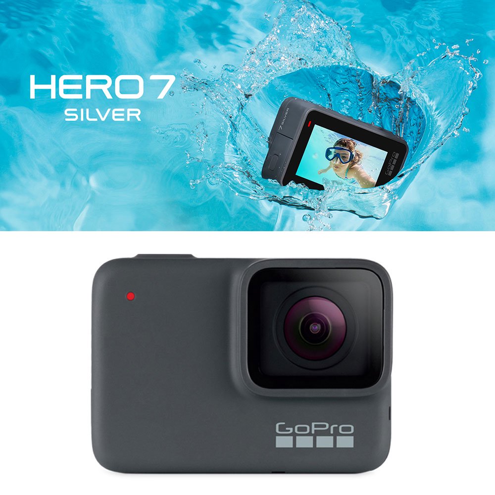 ゴープロ ヒーロー7 シルバー アクションカメラ ウェアラブルカメラ ビデオ Gopro HERO7 Silver 防水 CHDHC-601-FW