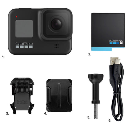 Gopro HERO8 Black Gopro Hero 8 黑色運動相機穿戴式攝影機影片防水 CHDHX-801-FW