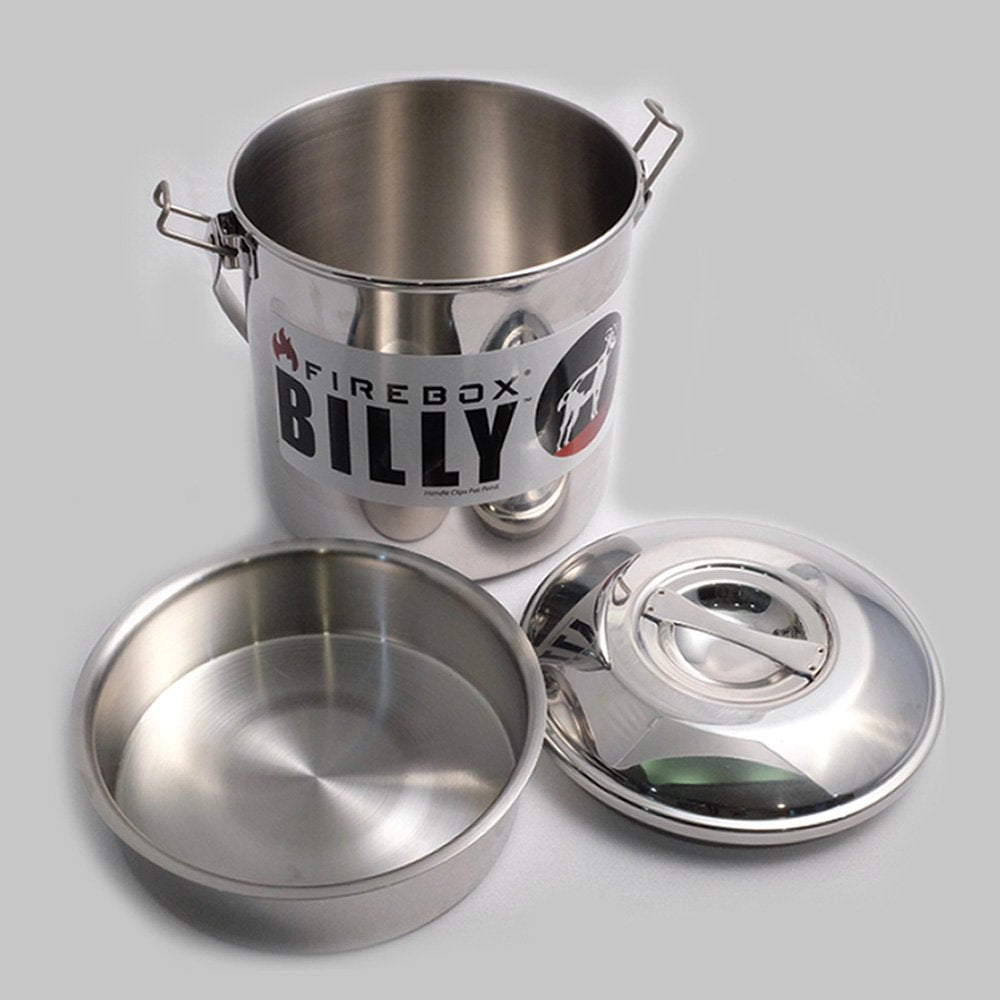 ファイヤーボックス ビリーカンブッシュクラフト Lサイズ 2850ml ブッシュクラフトポット Firebox Billy Bush Pot Large FB-BCL キャンプ アウトドア