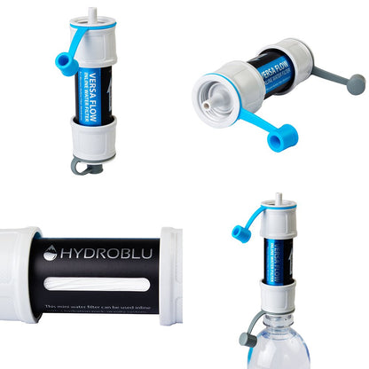 HydroBlue Versa Flow Filter Lightweight Water Filter Filtration Filter Water Filter HYDROBLU Versa Flow Filter HB-VFF