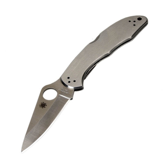 Spyderco スパイダルコ デリカ4SS ステンレスハンドル VG-10 ストレートエッジ