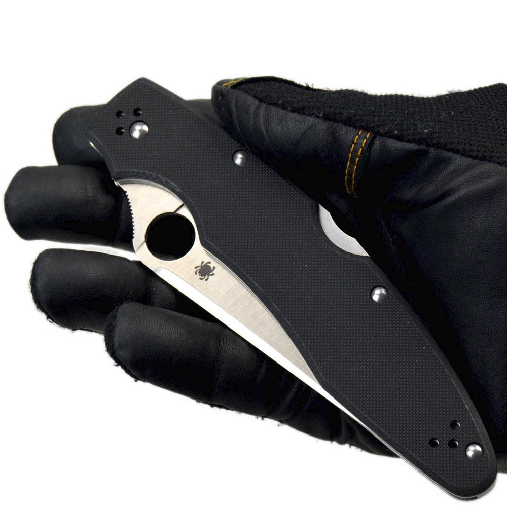 Spyderco 警察模型 III G-10 手柄直邊