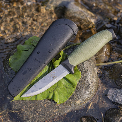 Bush Craft ブッシュクラフト モダンスカンジ・アロカス オリーブドラブ 入門向けナイフ ステンレススチール