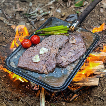 Bush Craft Bushcraft Bonfire Grill Plate Aluminum