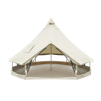 KingCamp｜キングキャンプ】Canvas Camping Tent 400｜ホワイト