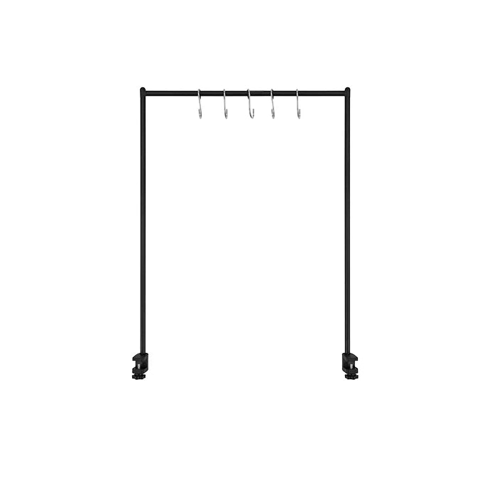 【KingCamp｜キングキャンプ】ハンギングラック テーブル用 固定クリップ付き（ブラック）