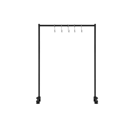 【KingCamp｜キングキャンプ】ハンギングラック テーブル用 固定クリップ付き（ブラック）