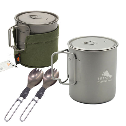 TOAKS（トークス） Titanium 750ml Pot Cook Set チタン 750ml ポット クックセット CS-14