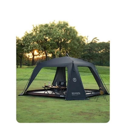 山趣（やましゅみ）／SHINE TRIP Outdoors（シャイン・トリップ アウトドアーズ）#05 オートドームキャノピー｜自動展開式キャノピーシェルター