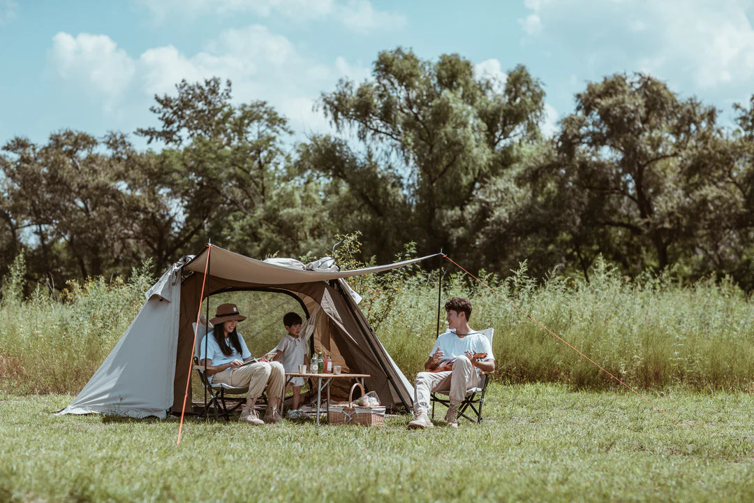 【KingCamp｜キングキャンプ】バリ・ハンモック・テントセット 子供用ハンモック付き（ベージュ×ブラック×ホワイト）