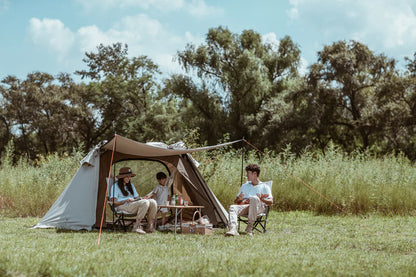 【KingCamp｜キングキャンプ】バリ・ハンモック・テントセット 子供用ハンモック付き（ベージュ×ブラック×ホワイト）